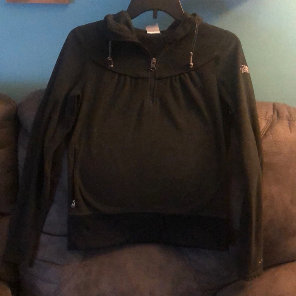 The North Face sweatshirt